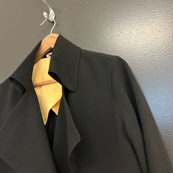 Charlotte Sosken sz.M (2) EUC Black Duster trench coat classic in new condition - Picture 4 of 15